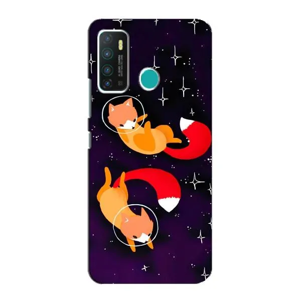 Чехол с принтом «Лисички космонавты» для Infinix Hot 9 / Hot 9 Pro Чехол с принтом «Лисички космонавты» для Infinix Hot 9 / Hot 9 Pro