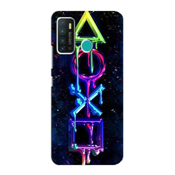 Чохол з принтом «Pleystation лого» для Infinix Hot 9 / Hot 9 Pro