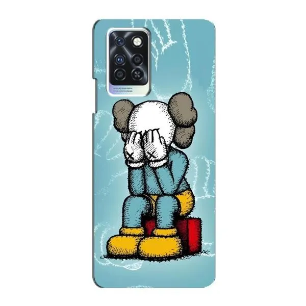 Чохол з принтом «Плач Bearbrick» для Infinix Note 10 Pro