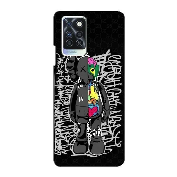 Чохол з принтом «Стиль Bearbrick» для Infinix Note 10 Pro