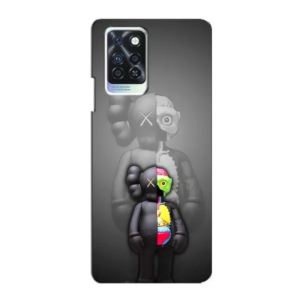 Чохол з принтом «Тіло Bearbrick» для Infinix Note 10 Pro