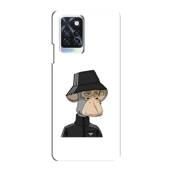 Чохол з принтом «мавпа NFT Adidas» для Infinix Note 10 Pro