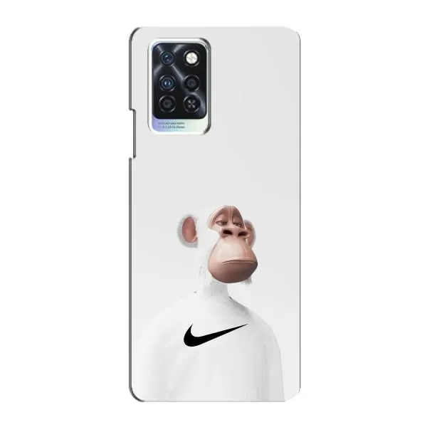 Чохол з принтом «мавпа NFT Nike» для Infinix Note 10 Pro