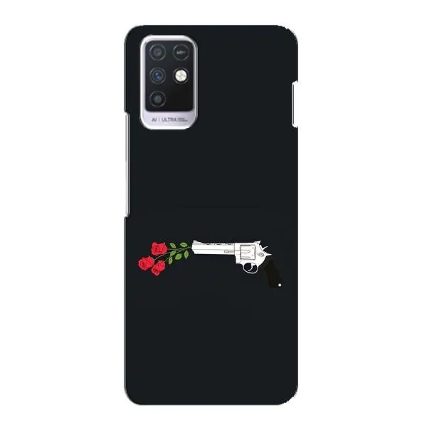 Чохол з принтом «Неочікувані квіти» для Infinix Note 10