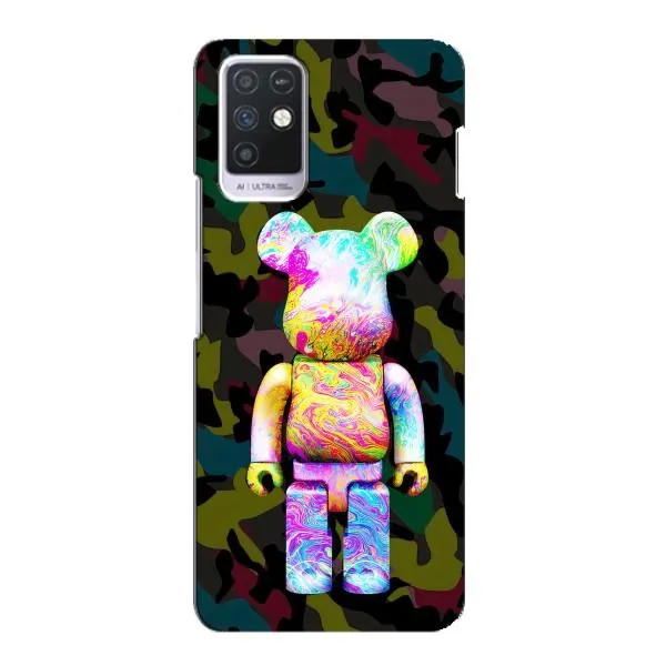 Чехол с принтом «Яркий Bearbrick» для Infinix Note 10