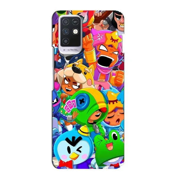 Чохол з принтом «Герої Бравл Старс» для Infinix Note 10 Чохол з принтом «Герої Бравл Старс» для Infinix Note 10