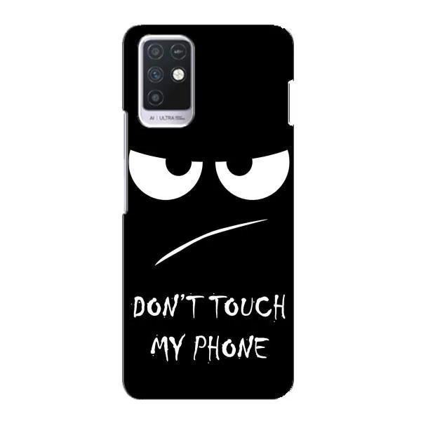 Чехол с принтом «Dont Touch» для Infinix Note 10