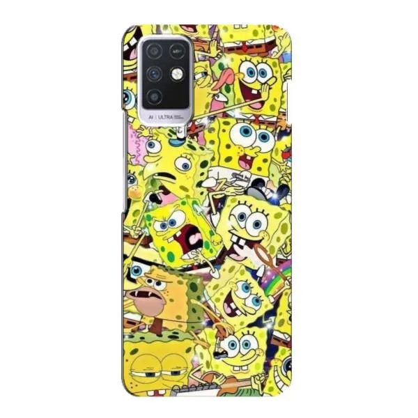 Чохол з принтом «Емоції Спан Боба» для Infinix Note 10