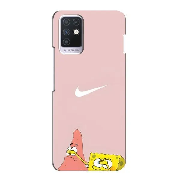 Чохол з принтом «Патрік і Губка» для Infinix Note 10