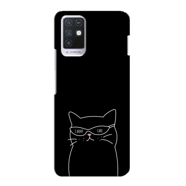 Чехол с принтом «Равнодушный кот» для Infinix Note 10 Чехол с принтом «Равнодушный кот» для Infinix Note 10