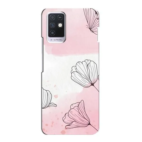 Чехол с принтом «Розовые цветы» для Infinix Note 10 Чехол с принтом «Розовые цветы» для Infinix Note 10