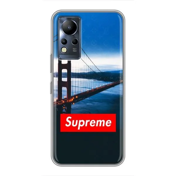 Чехол с принтом «Стиль Supreme» для Infinix Note 11 Pro