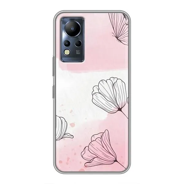 Чехол с принтом «Розовые цветы» для Infinix Note 11 Pro