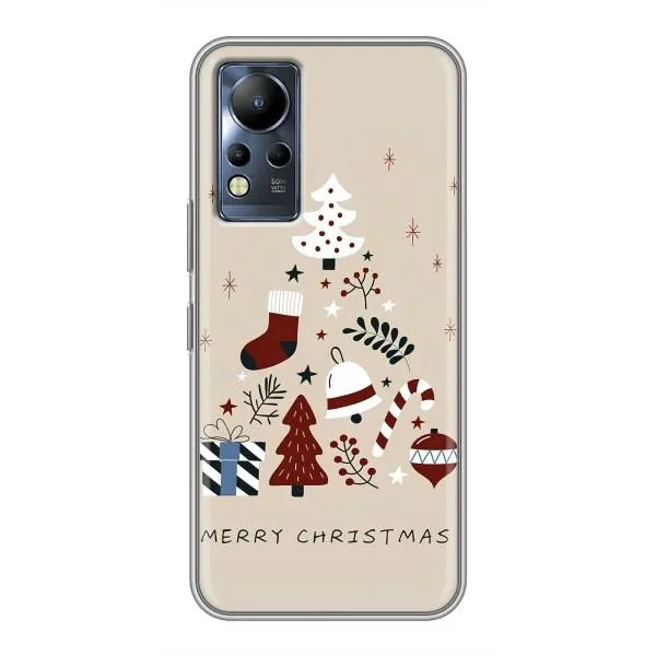 Чехол с принтом «Merry Christmas» для Infinix Note 11 Pro