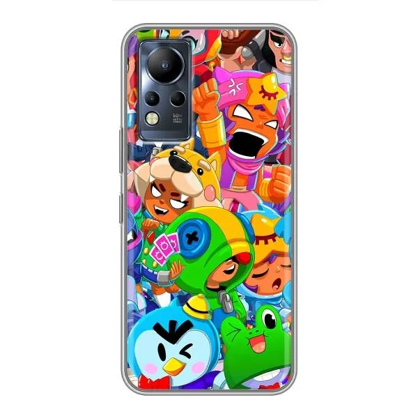 Чехол с принтом «Герои Бравл Старс» для Infinix Note 11