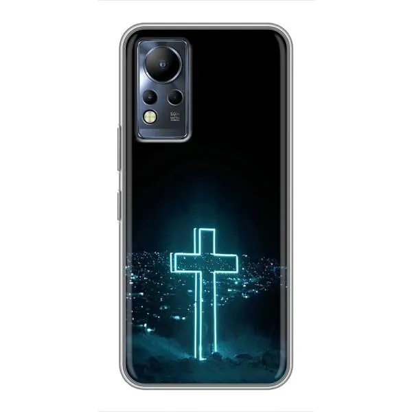 Чехол с принтом «Крест и город» для Infinix Note 11