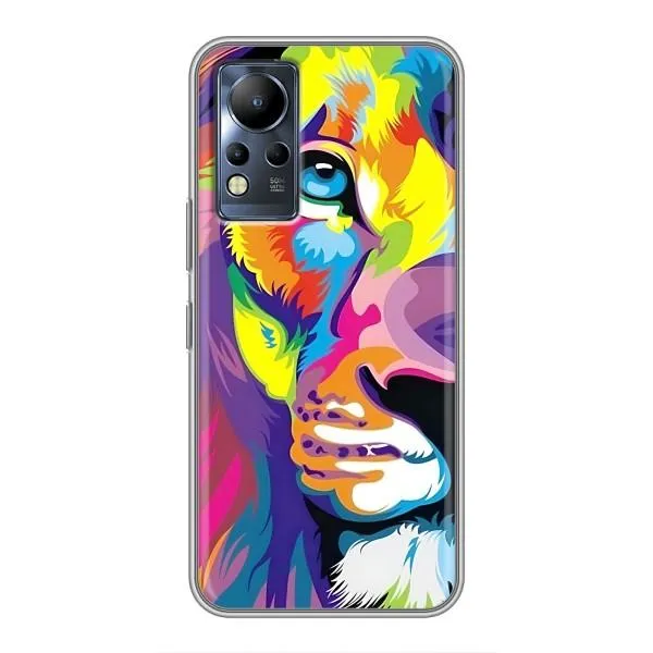 Чехол с принтом «Яркий Лев» для Infinix Note 11