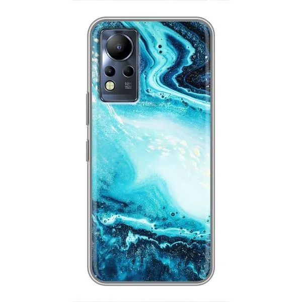 Чехол с принтом «Голубой мрамор» для Infinix Note 11 Чехол с принтом «Голубой мрамор» для Infinix Note 11