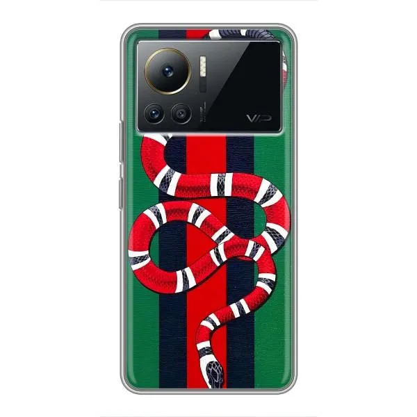 Чехол с принтом «Gucci змия» для Infinix Note 12 2023