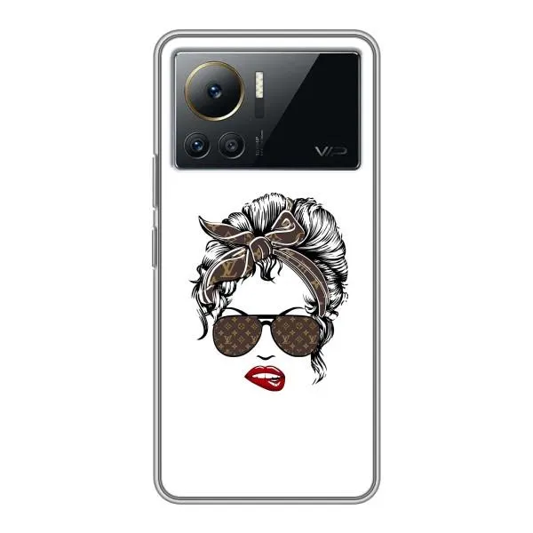 Чехол с принтом «стильная с луи витон» для Infinix Note 12 2023