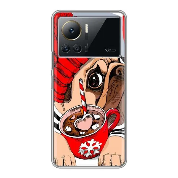 Чехол с принтом «Собачка в шапке» для Infinix Note 12 2023