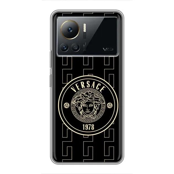 Чехол с принтом «Лого Версаче» для Infinix Note 12 2023