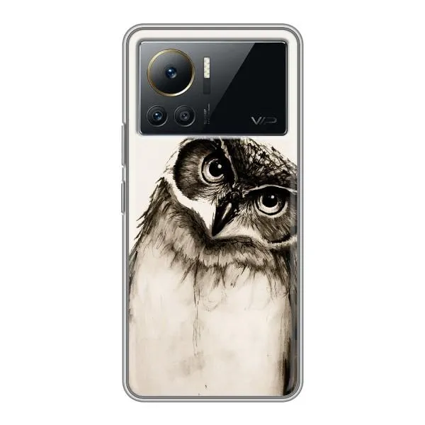 Чехол с принтом «Сова» для Infinix Note 12 2023