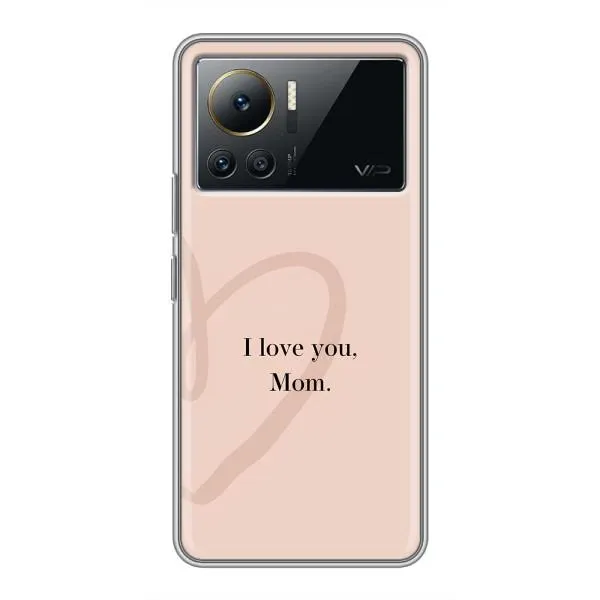 Чехол с принтом «Сердце маме» для Infinix Note 12 2023 Чехол с принтом «Сердце маме» для Infinix Note 12 2023