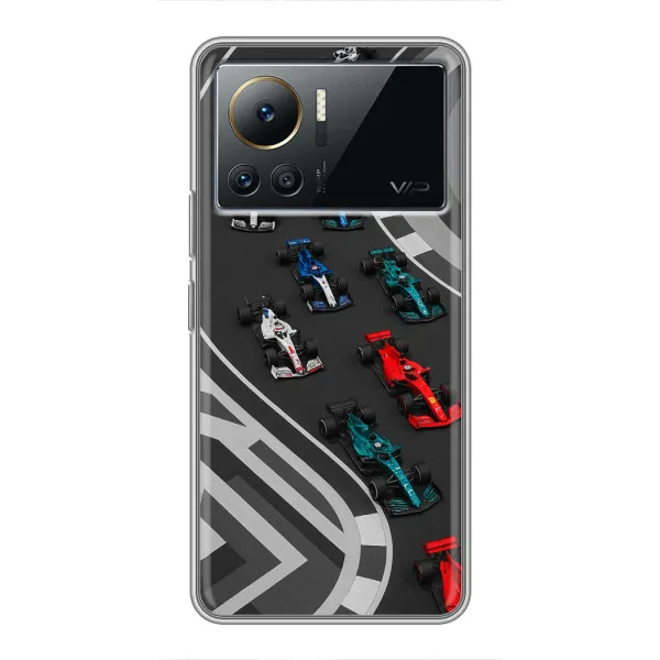 Чехол с принтом «Трасса Ф1» для Infinix Note 12 2023