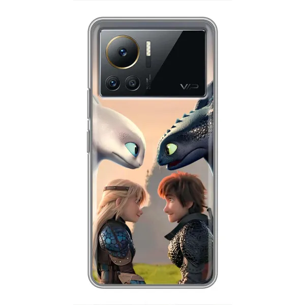 Чехол с принтом «Иккинг и Астрид» для Infinix Note 12 2023