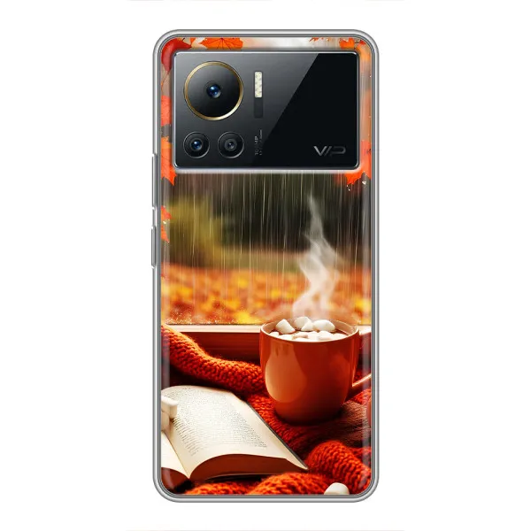 Чехол с принтом «Кофе и дождь» для Infinix Note 12 2023 Чехол с принтом «Кофе и дождь» для Infinix Note 12 2023