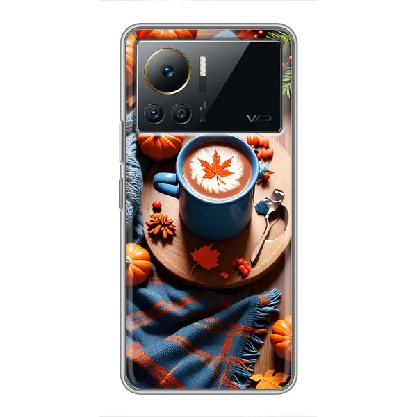 Чехол с принтом «Кофе и тыковки» для Infinix Note 12 2023 Чехол с принтом «Кофе и тыковки» для Infinix Note 12 2023