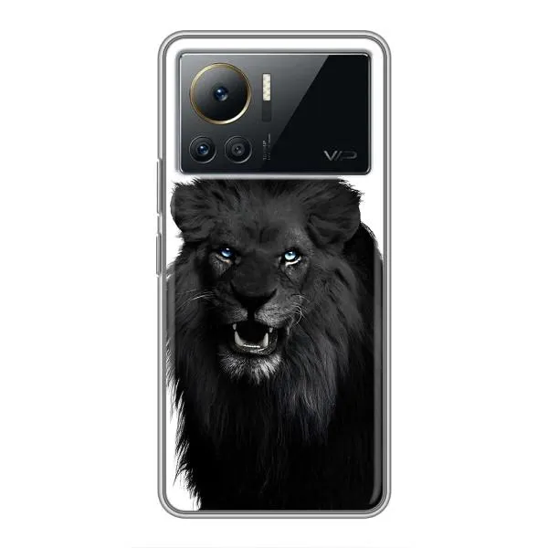 Чехол с принтом «Черный ЛЕВ» для Infinix Note 12 Pro (4G)