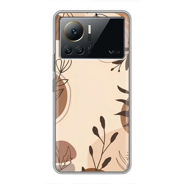 Чехол с принтом «Коричневые цветы» для Infinix Note 12 Pro (4G) Чехол с принтом «Коричневые цветы» для Infinix Note 12 Pro (4G)