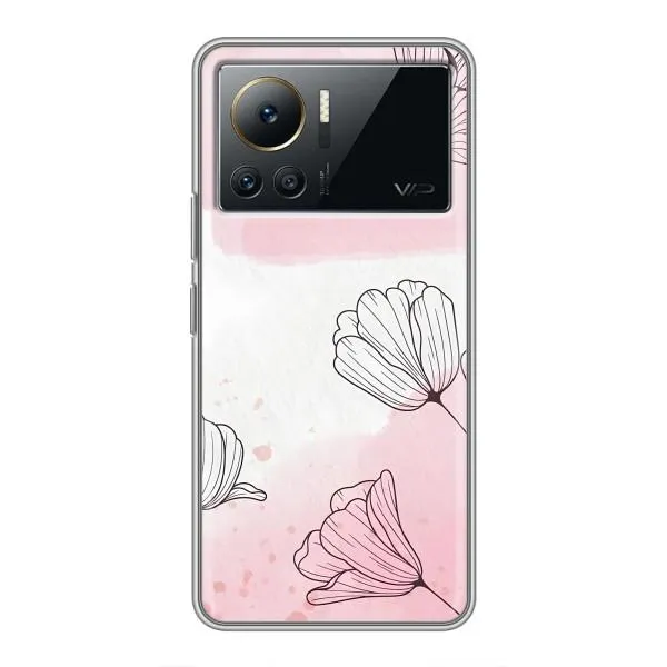 Чехол с принтом «Розовые цветы» для Infinix Note 12 Pro (4G) Чехол с принтом «Розовые цветы» для Infinix Note 12 Pro (4G)