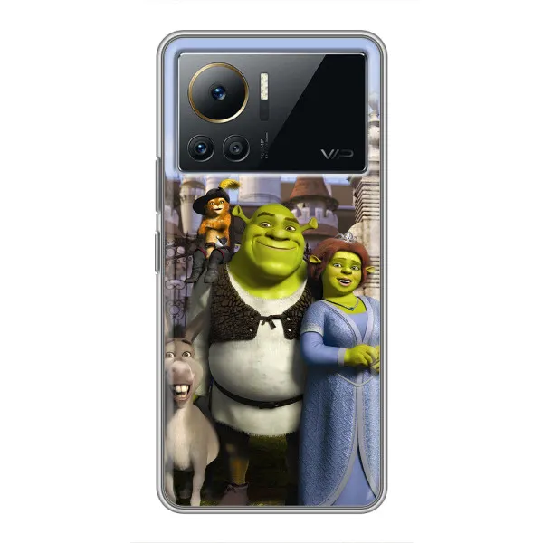 Чохол з принтом «Казкові герої Шрека» для Infinix Note 12 Pro (4G) Чохол з принтом «Казкові герої Шрека» для Infinix Note 12 Pro (4G)