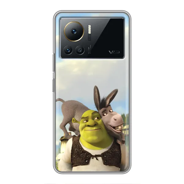 Чохол з принтом «Шрек та Осел» для Infinix Note 12 Pro (4G) Чохол з принтом «Шрек та Осел» для Infinix Note 12 Pro (4G)