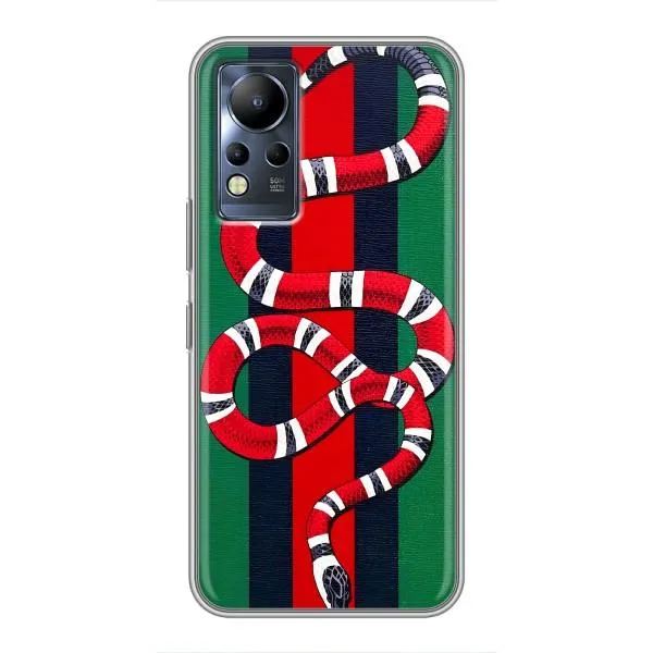 Чехол с принтом «Gucci змия» для Infinix Note 12