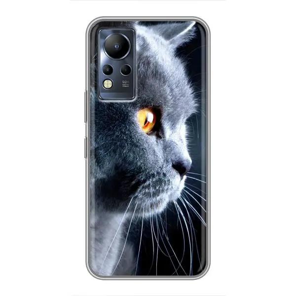 Чехол с принтом «Серый Кот» для Infinix Note 12