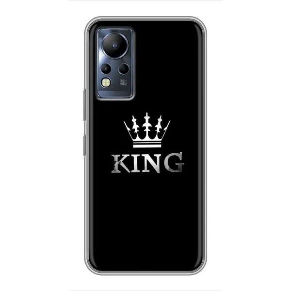 Чехол с принтом «KING» для Infinix Note 12