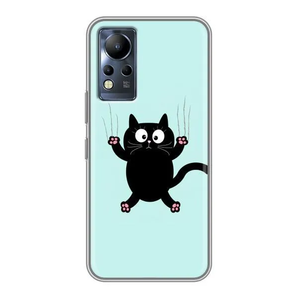 Чехол с принтом «Падающий кот» для Infinix Note 12 Чехол с принтом «Падающий кот» для Infinix Note 12