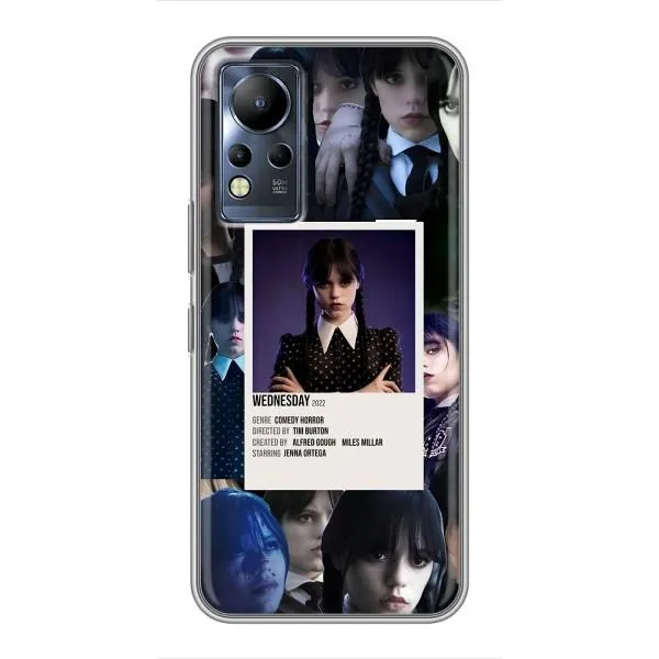Чехол с принтом «коллаж Уэнздей» для Infinix Note 12 Чехол с принтом «коллаж Уэнздей» для Infinix Note 12