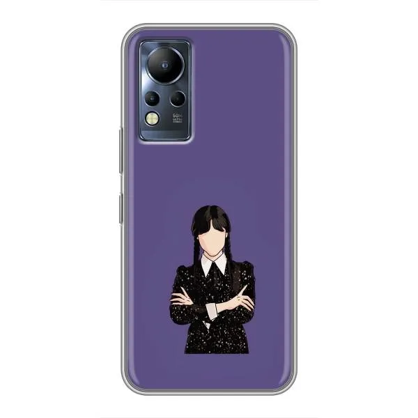 Чехол с принтом «Уэнздей в черном» для Infinix Note 12 Чехол с принтом «Уэнздей в черном» для Infinix Note 12