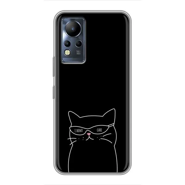 Чехол с принтом «Равнодушный кот» для Infinix Note 12 Чехол с принтом «Равнодушный кот» для Infinix Note 12