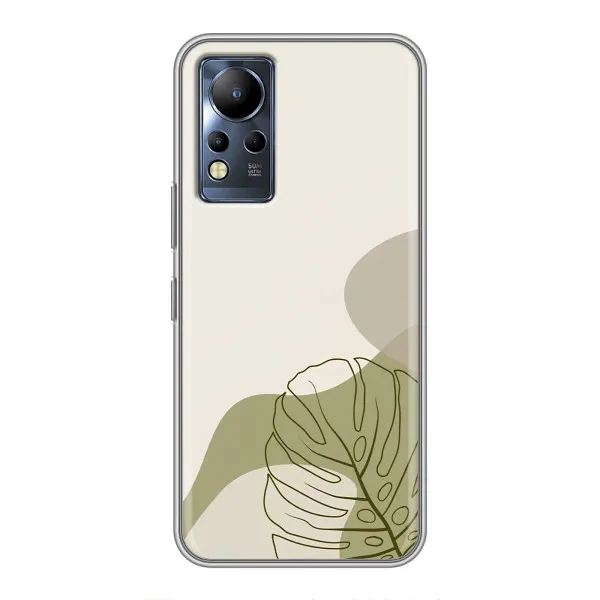 Чехол с принтом «Зеленая монстера дизайн» для Infinix Note 12 Чехол с принтом «Зеленая монстера дизайн» для Infinix Note 12