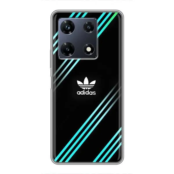 Чехол с принтом «Адидас с полосами» для Infinix Note 30 Pro