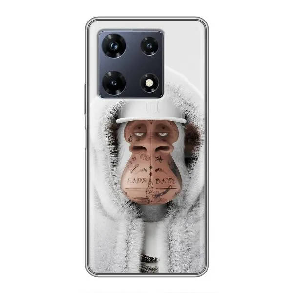 Чехол с принтом «обезьяна NFT в тату» для Infinix Note 30 Pro