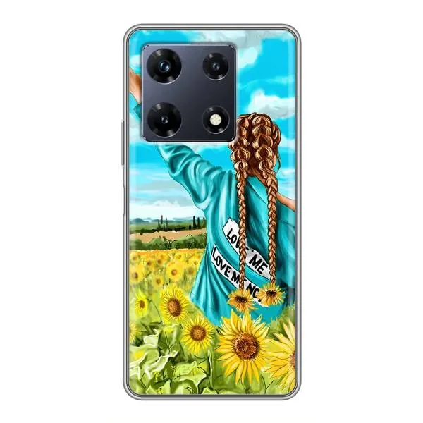 Чехол с принтом «Украиночка» для Infinix Note 30 Pro