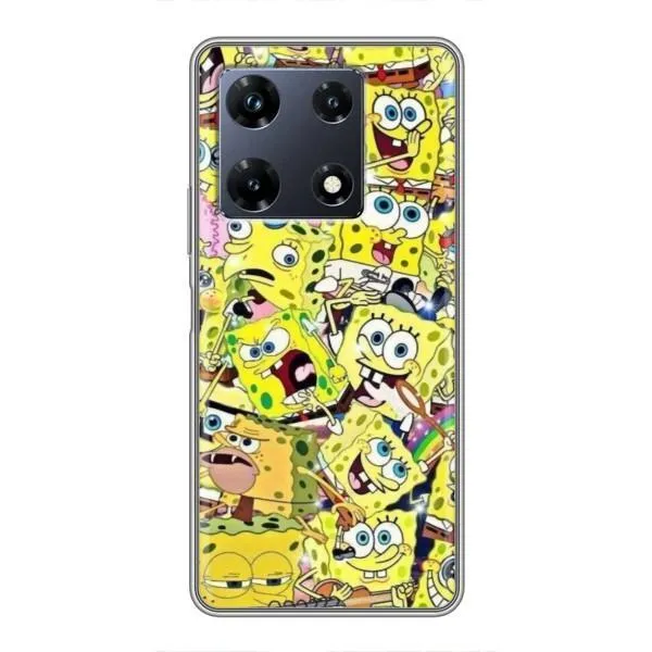 Чехол с принтом «Эмоции Спанч Боба» для Infinix Note 30 Pro Чехол с принтом «Эмоции Спанч Боба» для Infinix Note 30 Pro