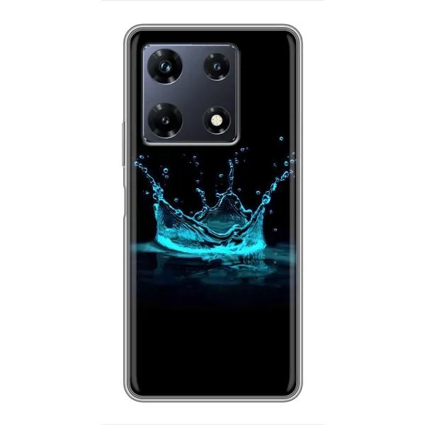 Чехол с принтом «Капля короны» для Infinix Note 30 Pro